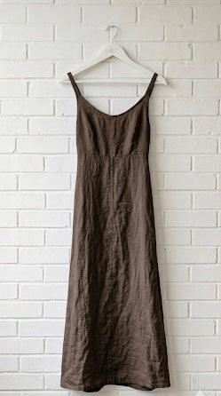 Vestido de lino oasis fluido +4 colores