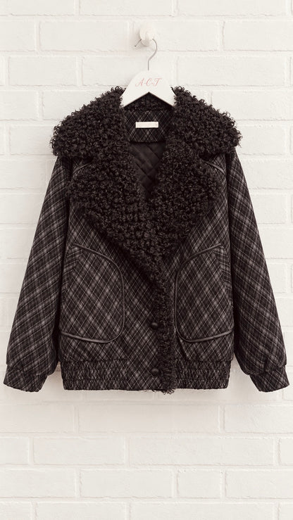 Chaqueta Cuadros & Borreguito