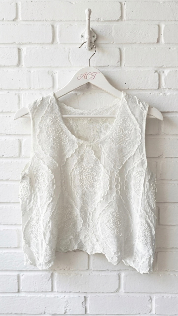 Top bordado bohemio