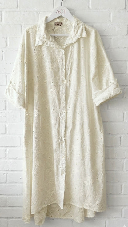 Vestido camisero largo senda +3 colores