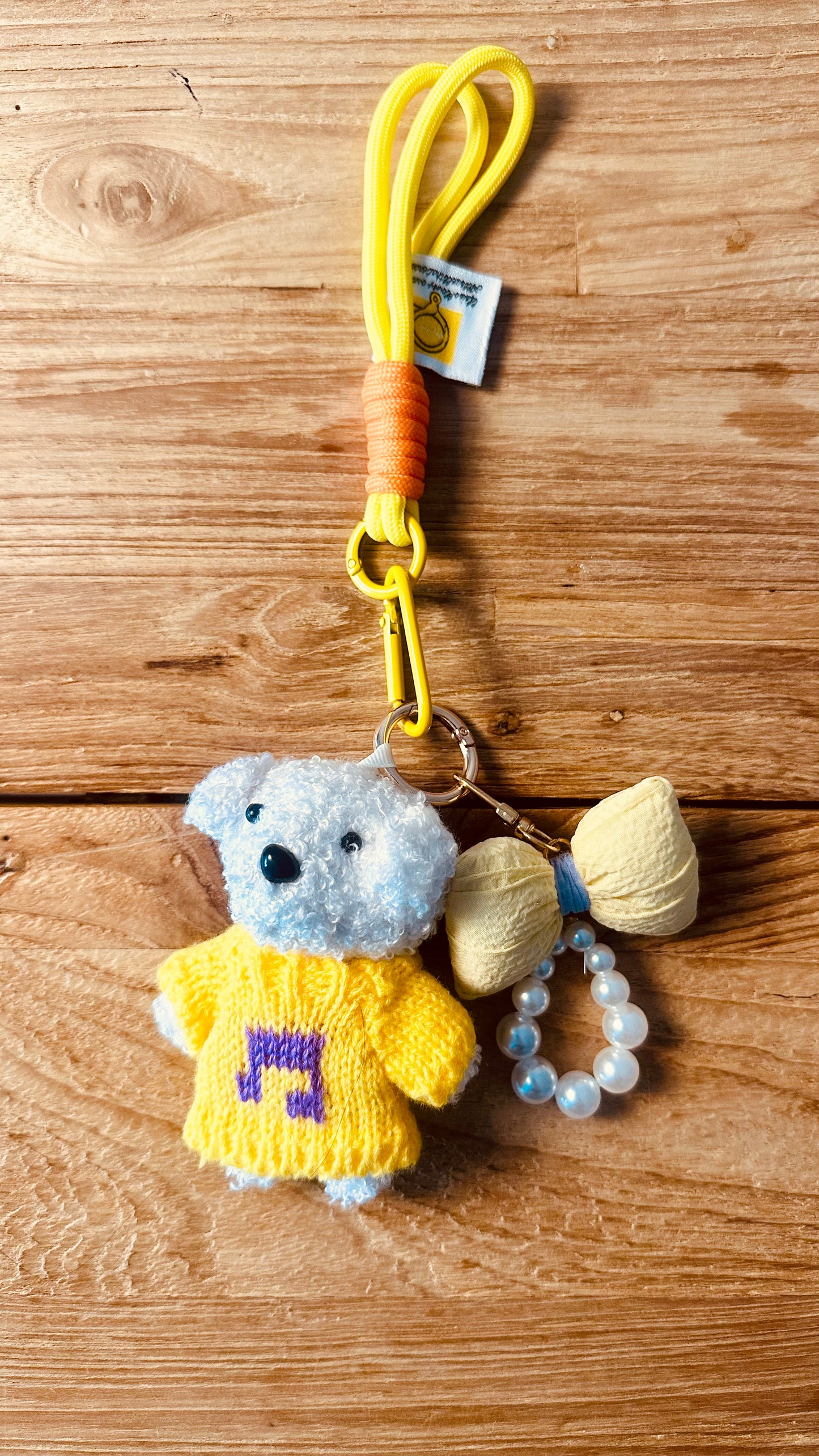 Llavero charm oso + 2 colores