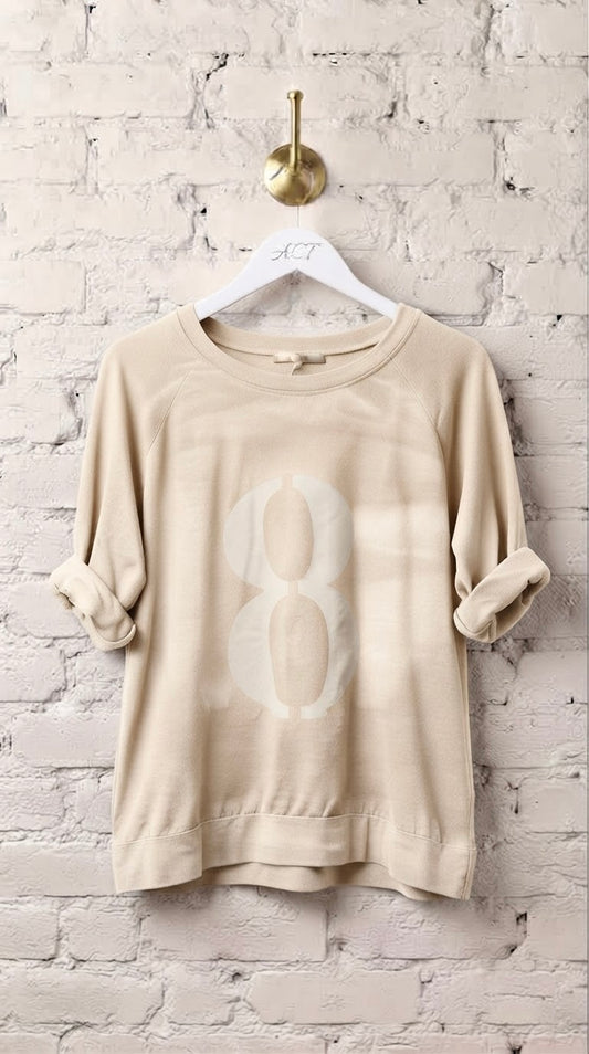 Camiseta Casual Ocho Vintage +7 colores