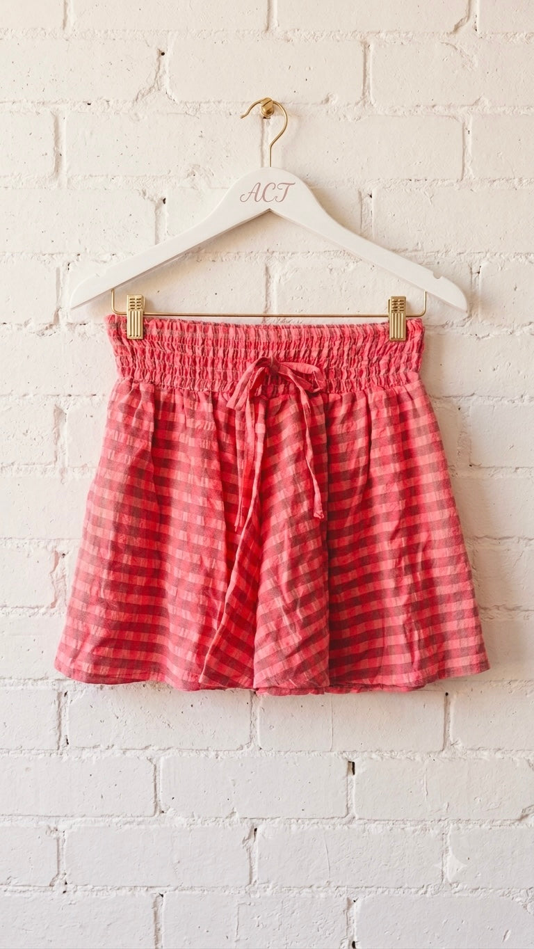 Short vichy neón +4colores