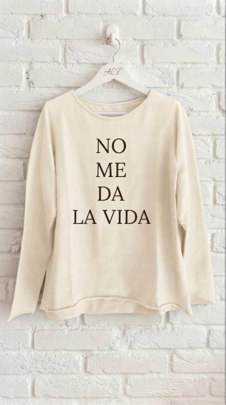 Camiseta No me da la vida manga larga