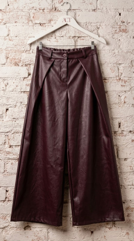 Pantalón Fluido Ecopiel