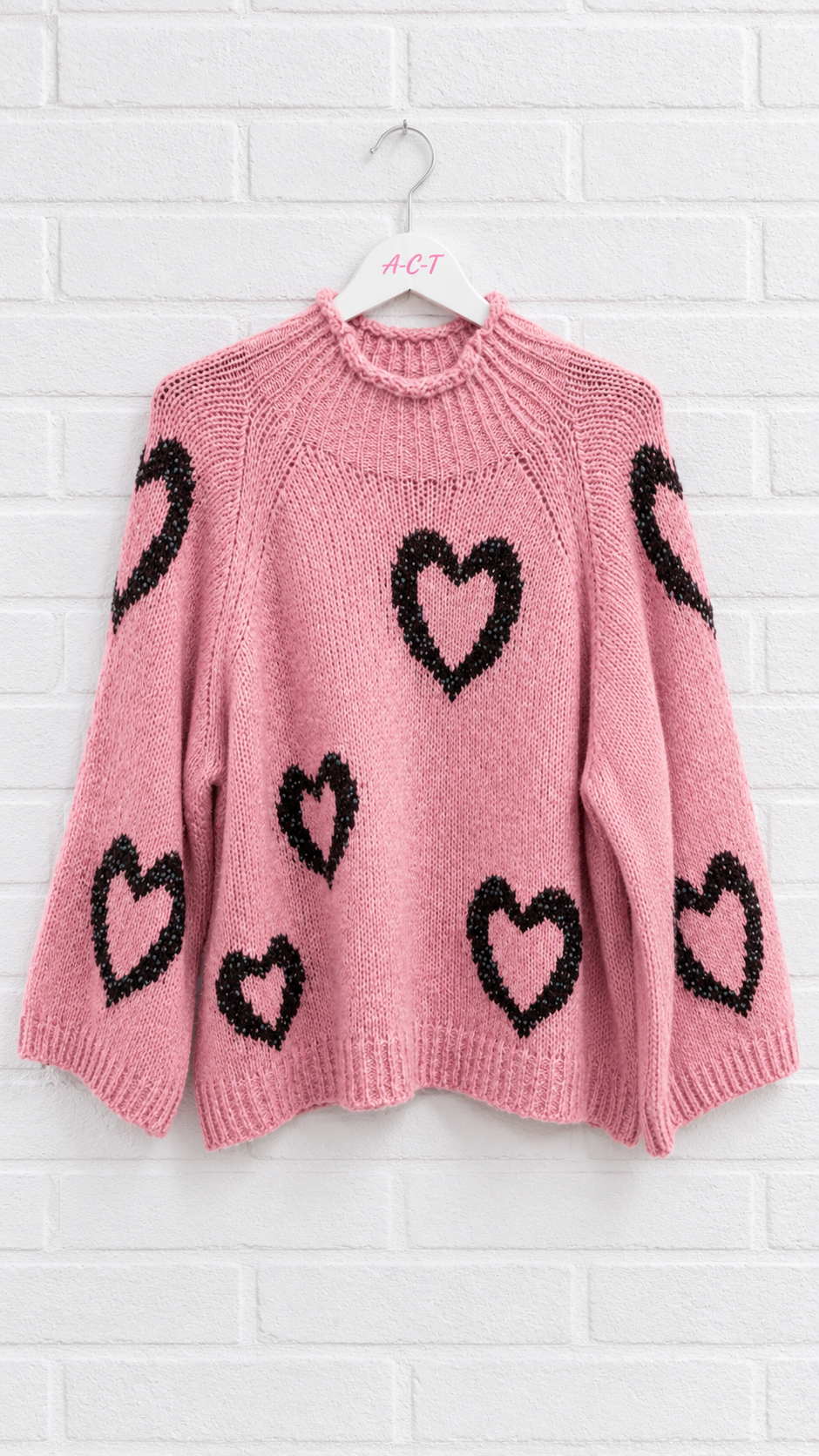 Jersey de Punto con Estampado Corazones +4 colores